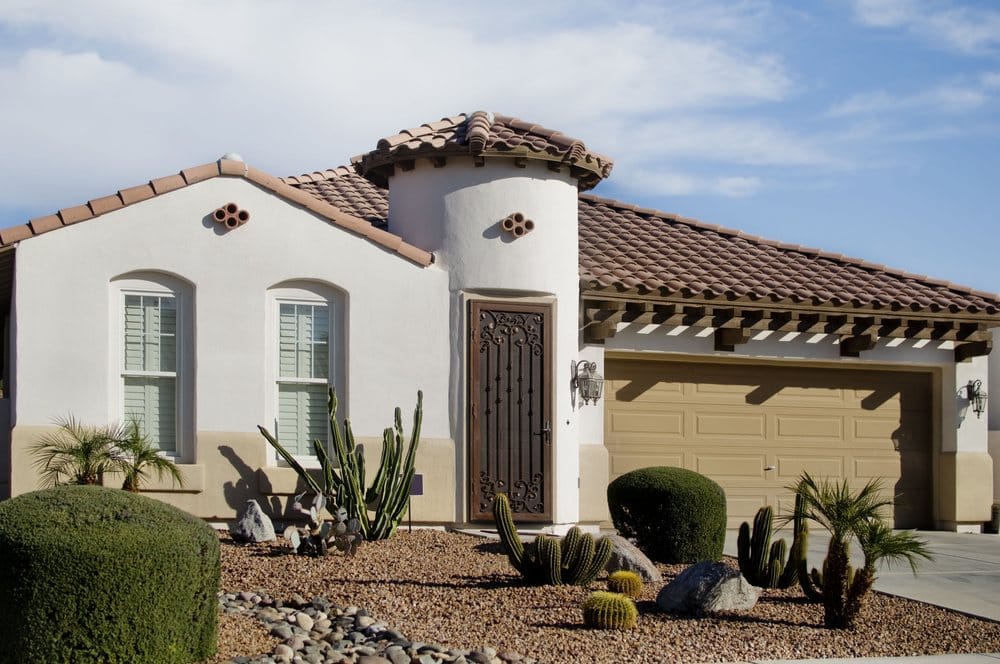 rock and cacti garden