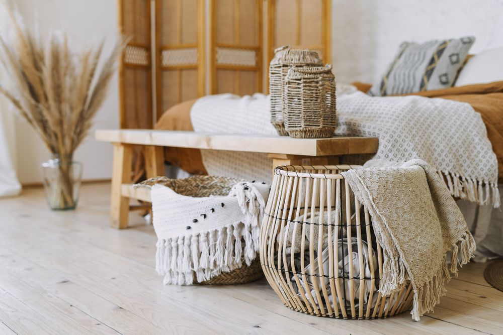 Boho-inspired sustainable decor