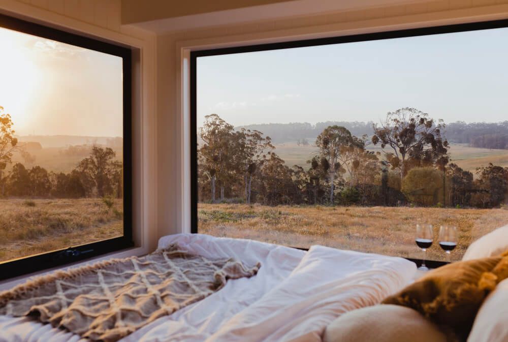 Tiny Home Interior In Wilderness