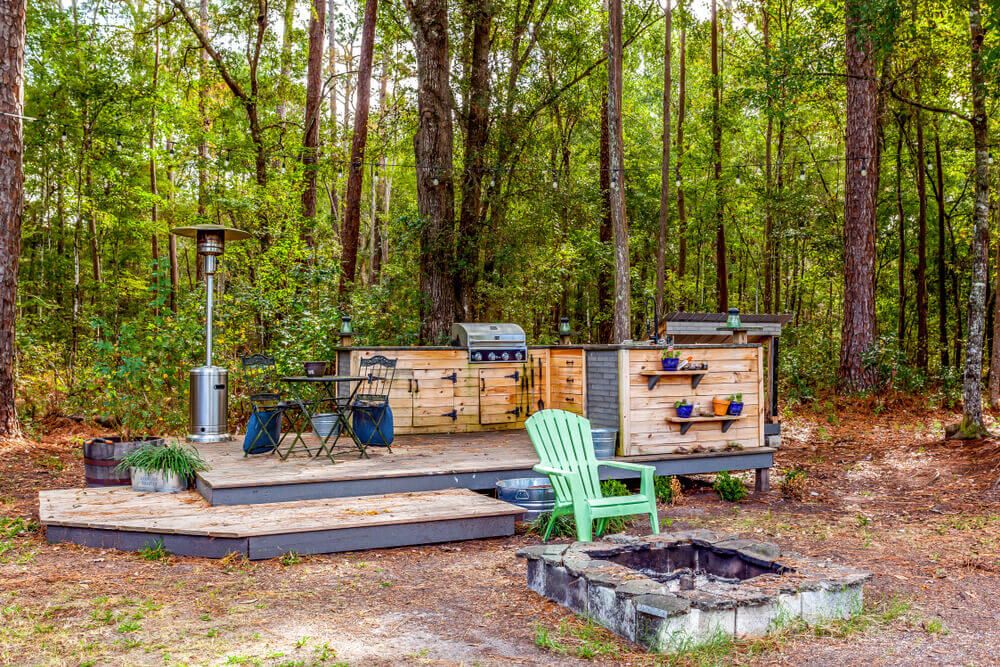 cabin in the woods kitchen