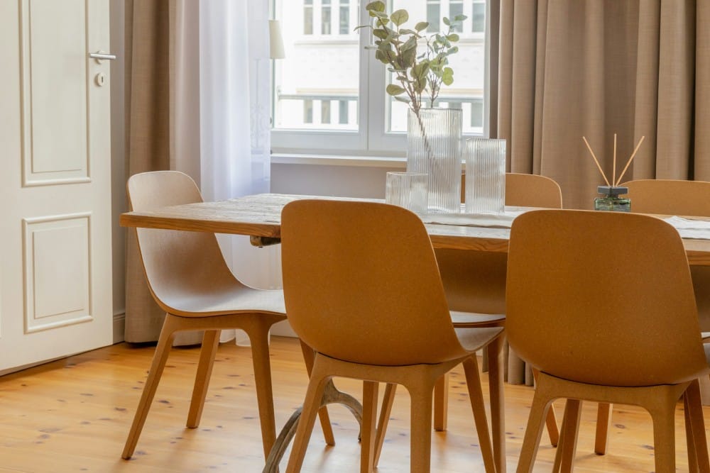 dining room chairs and table