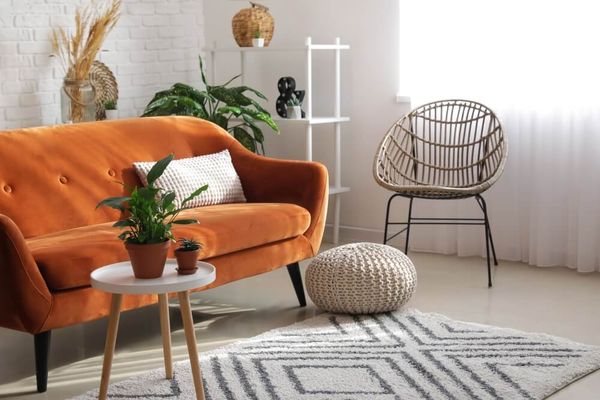 How to decorate with orange | photo by Pixel-Shot/ Shutterstock