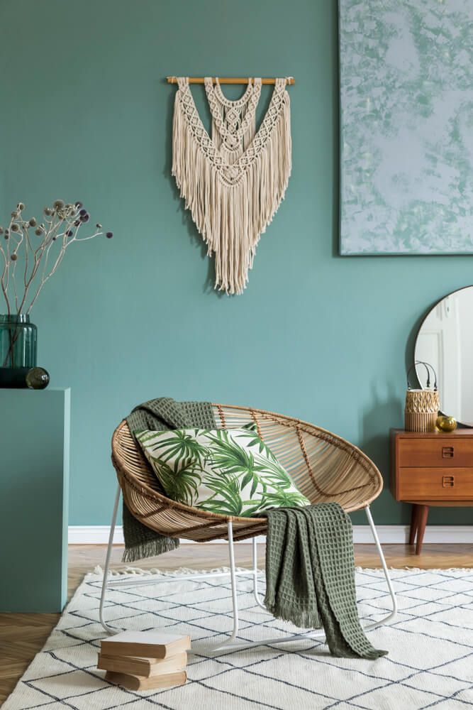 Free-spirited decor of Boho chic