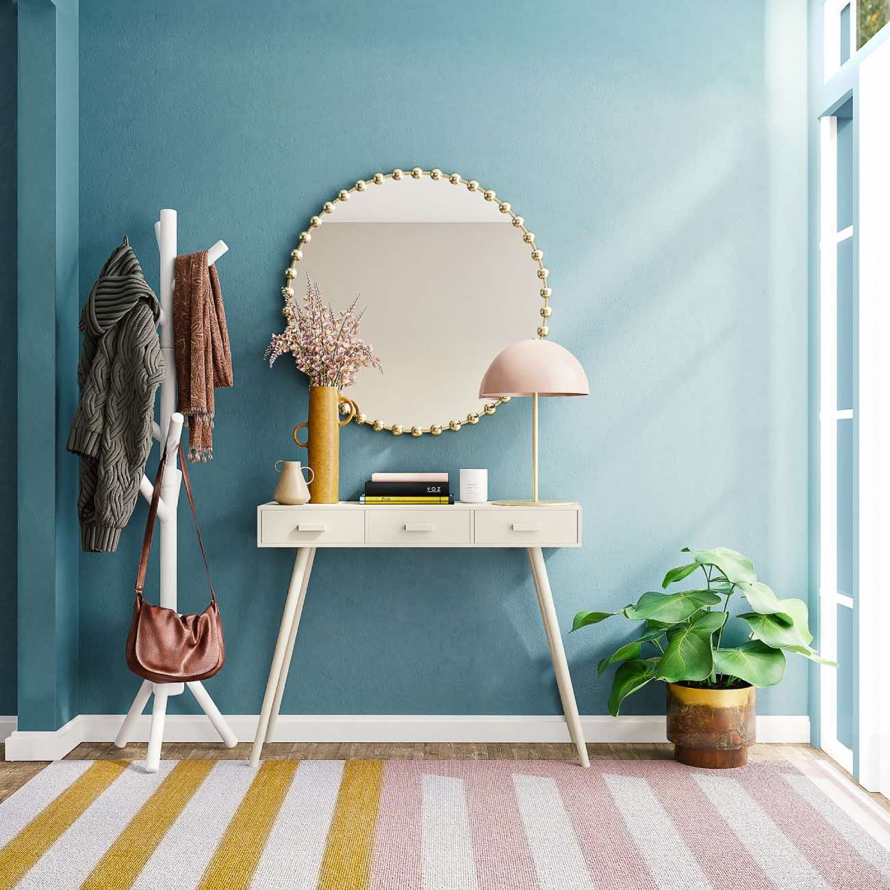 6 tendencias de decoración para 2025. diseño de interiores con colores vivos 